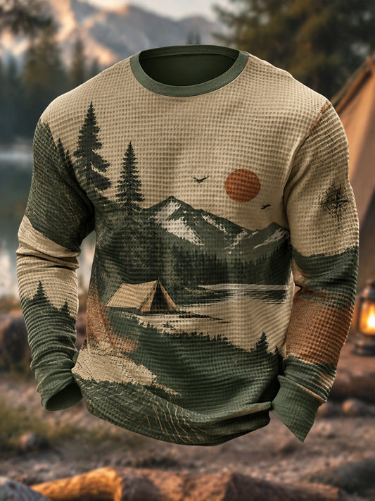 Men's Camping Waffle Top