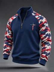 Men's Christian Art Cross Sweatshirt