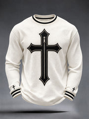 Men’s Christian Art Cross Waffle Top