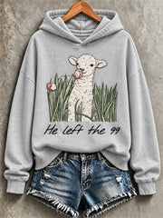 Women's Faith Print Casual Sweatshirt