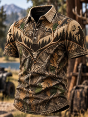 Men's Western Hunting Season Print polo shirt
