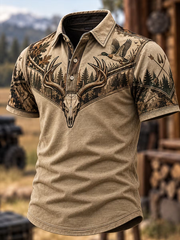 Men's Western Hunting Season Print polo shirt
