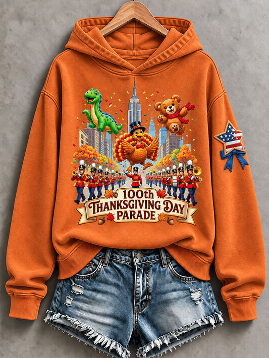 Women’s Thanksgiving Day Parade Commemorative Graphic Casual Sweatshirt