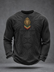 Men’s Reggae Lion Long-Sleeve T-Shirt